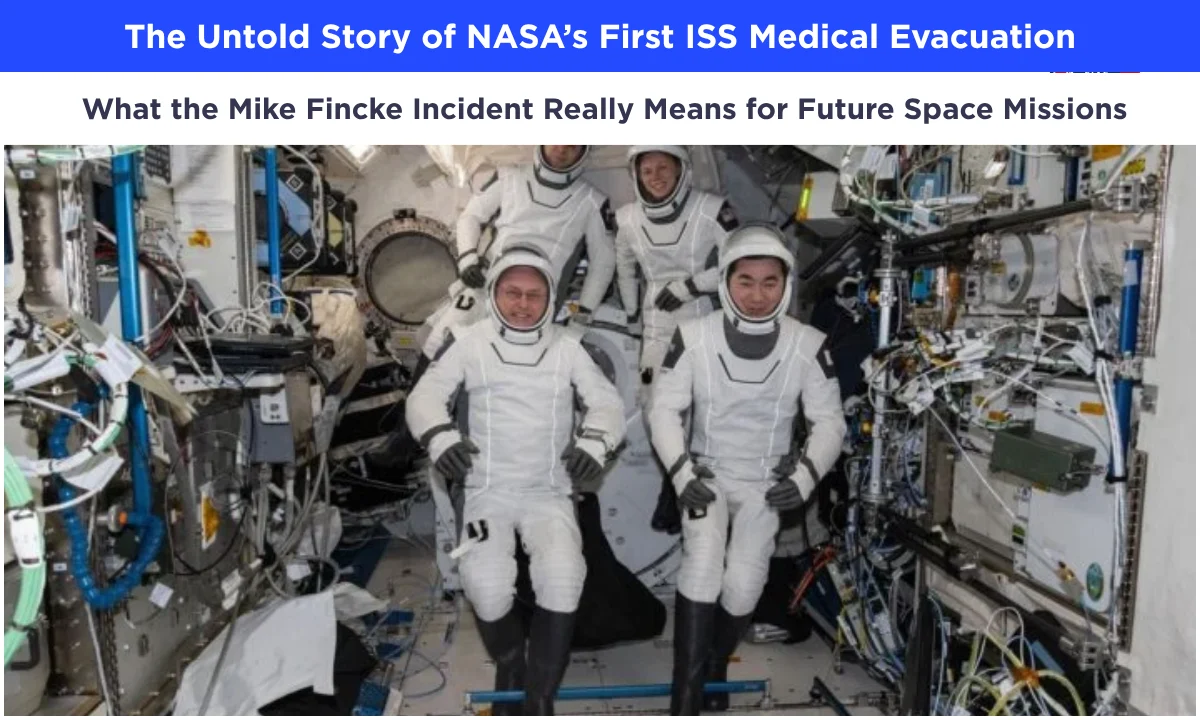 The Untold Story of NASA’s First ISS Medical Evacuation: What the Mike Fincke Incident Really Means for Future Space Missions