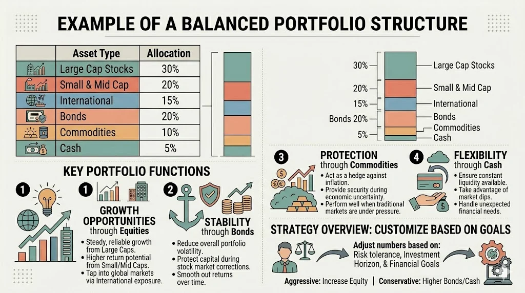 Example Of A Balanced Portfolio Structure