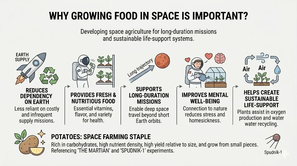 Why Growing Food in Space Is Important?