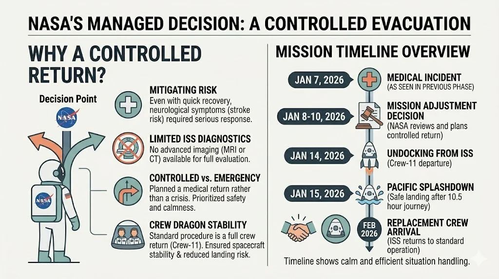 Why NASA Chose a Controlled Evacuation