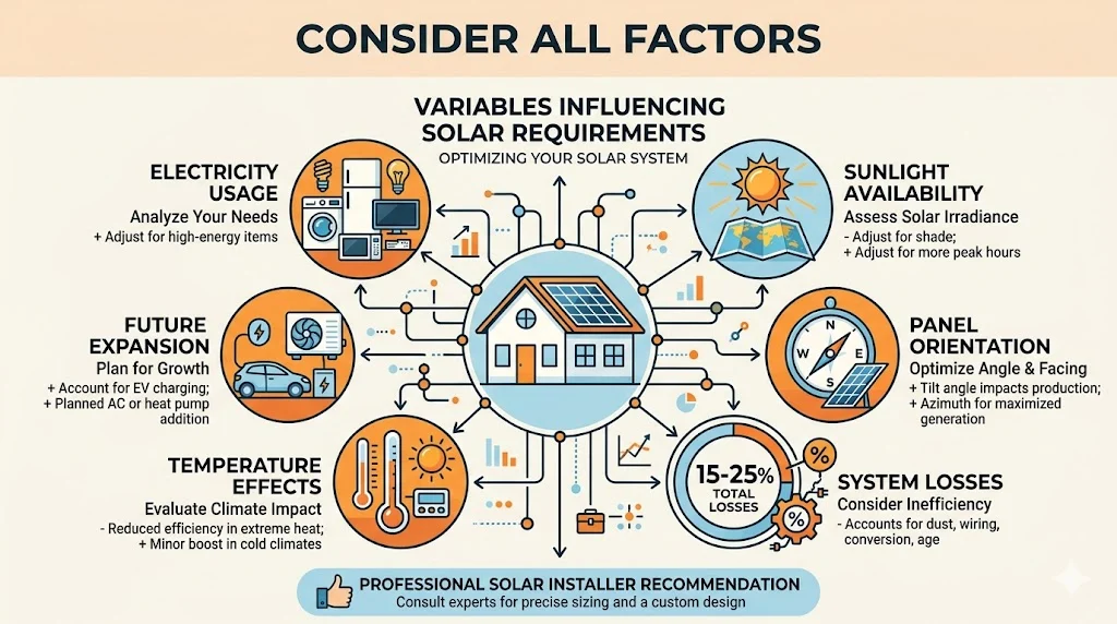 Factors That Affect Number of Solar Panels Needed