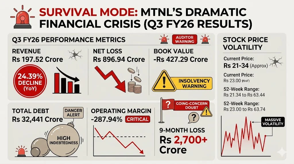 MTNL Current Financial Overview